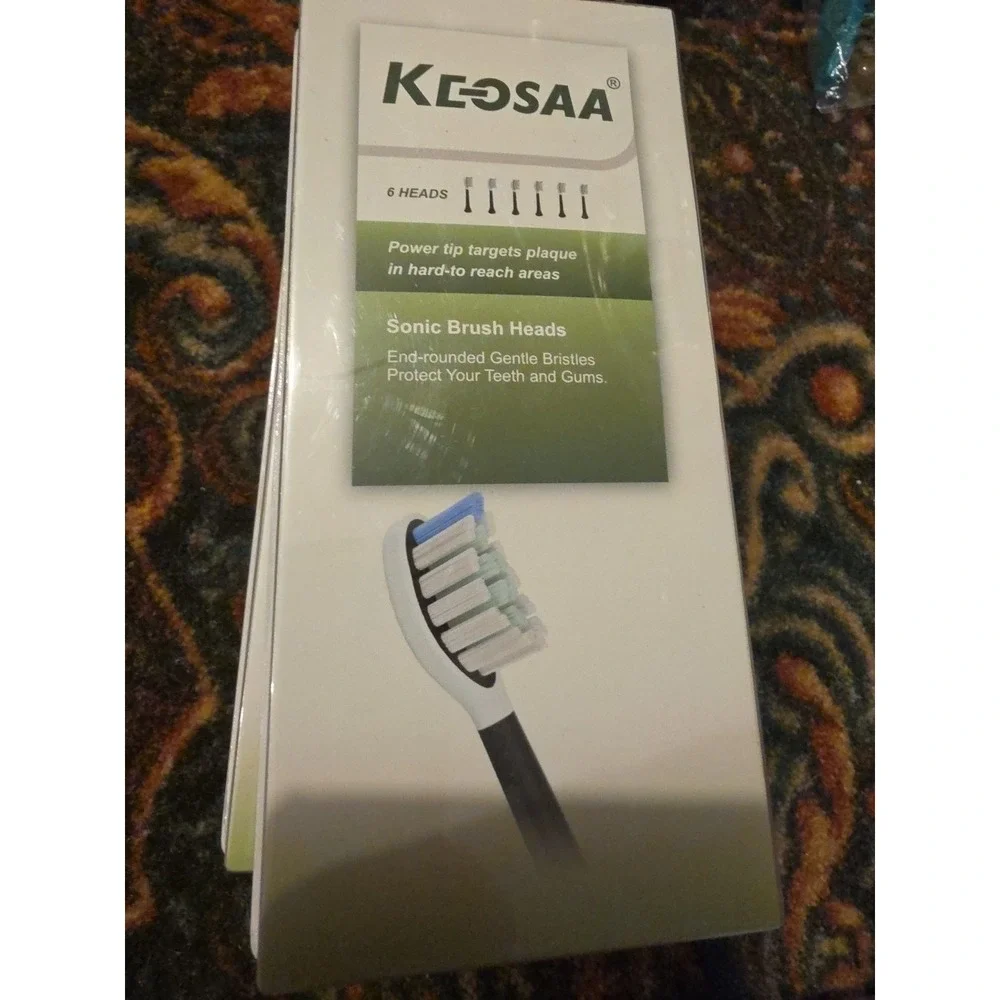 Keosaa Replacement‎ Toothbrush Heads For Philips Sonicare White 6 Pack
